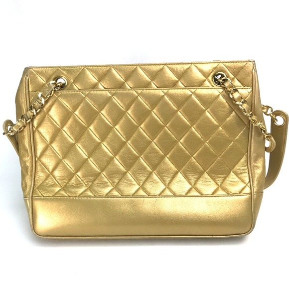 CHANEL Gold Shoulder Bag - Picture 2 of 13